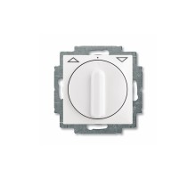 Выключатель жалюзи ABB Basic 55 белый, 2713 UCDR-94-507