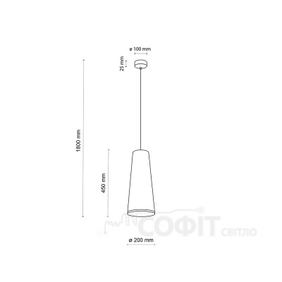 Подвесной светильник TK Lighting ZING, 10085