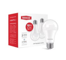 Лампа світлодіодна A60 Maxus 2-LED-776 A60 10W 4100K 220V E27