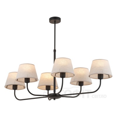 Люстра подвесная TK Lighting CHICAGO LINEN, 3999