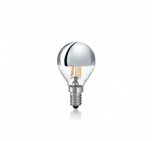 Лампочка Ideal Lux E14 04W SFERA CROMO 3000K 101262
