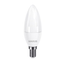 Лампа светодиодная C37 Maxus 1-LED-732 5W 4100K 220V E14