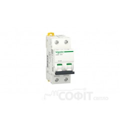 Автоматичний вимикач 3А, 2 полюси, крива B, 6ка Schneider Electric Acti9 iC60N A9F73303