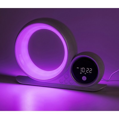 Светодиодная настольная RGB-лампа с динамиком LED/5W/230V Rabalux 76109 Wakeway Светодиодная настольная RGB-лампа с динамиком LED/5W/230V Rabalux 76109 Wakeway