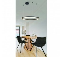 Підвісний світильник AZzardo HALO PENDANT 150 CCT BK AZ5347