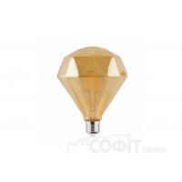 Лампа світлодіодна декоративна Horoz "RUSTIC DIAMOND-6" 6W 2200K 220V E27