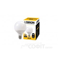 Лампа светодиодная LED Lebron L-G95 15W E27 4100K 220V 1350Lm 11-15-54