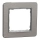 Рамка 1-постова, матовий алюміній, Sedna Elements SDD370801, Schneider Electric
