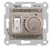 Термостат для тепл. пола 10A титан Sedna SDN6000368 Schneider Electric