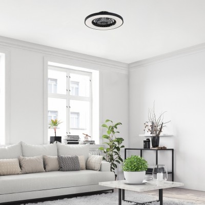 Стельова люстра з вентилятором Rabalux 71334 Dalfon 2 LED/72W/230V 3000-6500K + пульт Стельова люстра з вентилятором Rabalux 71334 Dalfon 2 LED/72W/230V 3000-6500K + пульт