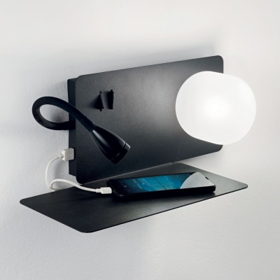 Бра - спот Ideal Lux BOOK-1 AP NERO 174808