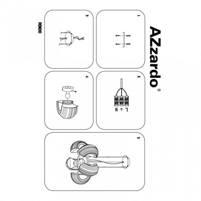 Люстра AZzardo RONDO AZ0115
