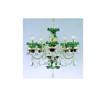 Люстра кришталева ArtGlass ESMERALDA V. green