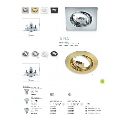 Точечный светильник Trio 650100131 Jura Точечный светильник Trio 650100131 Jura