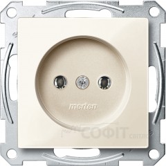Розетка без заземляющегоконтакта, бежевый, Schneider Electric Merten System M, MTN2001-0344