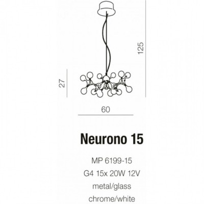 Люстра AZzardo NEURONO 15 AZ0107