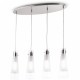 Подвесной светильник Ideal Lux KUKY SP4 TRASPARENTE 023038