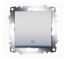 Выключатель 1 клавишный перекрестный ABB Cosmo алюминий 619-011000-214