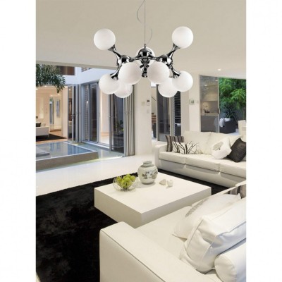 Люстра Ideal Lux NODI SP9 BIANCO 082059 Люстра Ideal Lux NODI SP9 BIANCO 082059