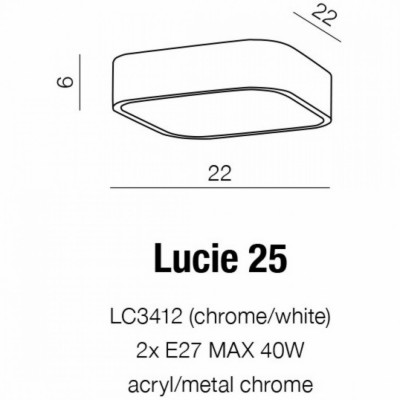 Стельовий світильник AZzardo LUCIE 25 AZ1308