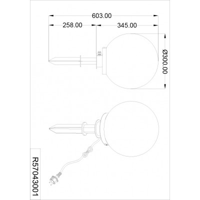 Уличный светильник Trio R57043001 Reality Bolo Уличный светильник Trio R57043001 Reality Bolo