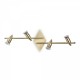 Спот Ideal Lux ALFA PL4 OTTONE SATINATO 287799