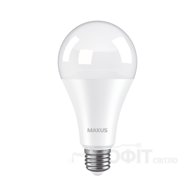 Лампа світлодіодна A70 Maxus 1-LED-783 A80 18W 3000K 220V E27