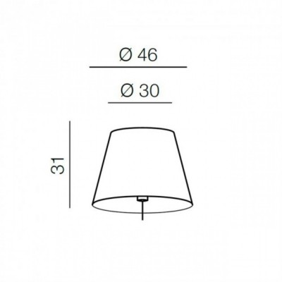 Абажур AZzardo SHADE TR 46 WHITE AZ3671