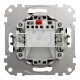Одноклавишный кнопочный выключатель, без фиксации, венге, Sedna Design & Elements SDD181111, Schneider Electric
