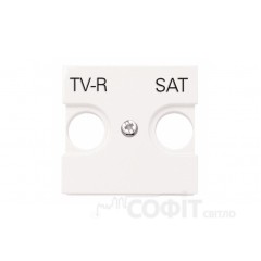 Накладка розетки TV-R/SAT ABB Zenit белый, N2250.1 BL