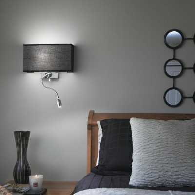 Бра-спот Ideal Lux HOTEL AP2 ALL BLACK 215709