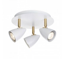 Спот MarkSlojd Sweden CIRO Ceiling 3L White/Brass 106319