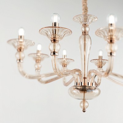 Люстра Ideal Lux DANIELI SP6 AMBRA 159942