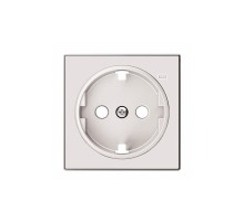 Накладка для розеток с заземлением Schuko LED ABB Sky белый, 8588.8 BL