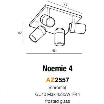 Спот AZzardo NOEMIE 4 AZ2557