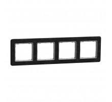 Рамка 4-постовая, камень, Sedna Elements SDD391804, Schneider Electric