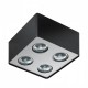 Точечный светильник AZzardo NINO 4 BLACK ALUMINUM AZ1388