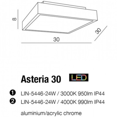 Люстра AZzardo ASTERIA 30 3000K AZ2073