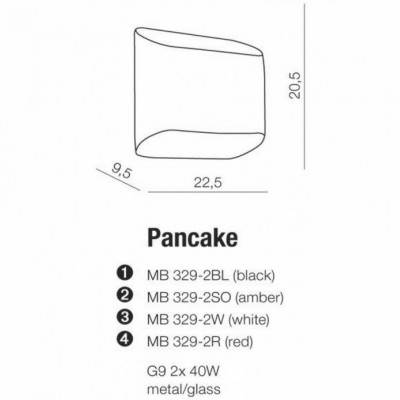 Бра AZzardo PANCAKE WHITE AZ0114