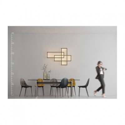 Бра AZzardo QUADRATUS WALL BLACK AZ2994
