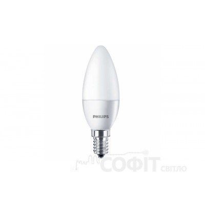 Лампа светодиодная C37 Philips CorePro LEDcandle ND E14 3-25W 230V 827 B39 Свеча 929001114602