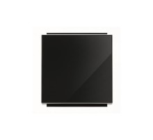 Клавиша одинарная ABB Sky черное стекло, 8501 CN