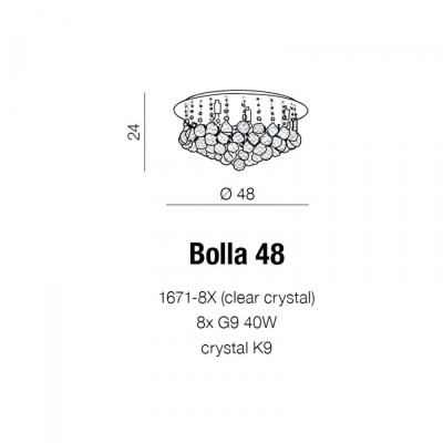Люстра AZzardo BOLLA 48 AZ1287