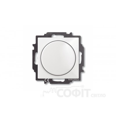 Светорегулятор поворотный ABB Basic 55 белый, 2251 UCGL-94-507