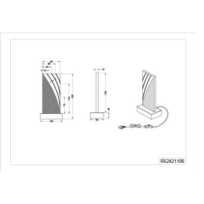 Настольная лампа Trio R52421106 Stan II