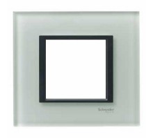 Рамка Unica MGU68.002.7C3 1М матове скло Schneider Electric Class