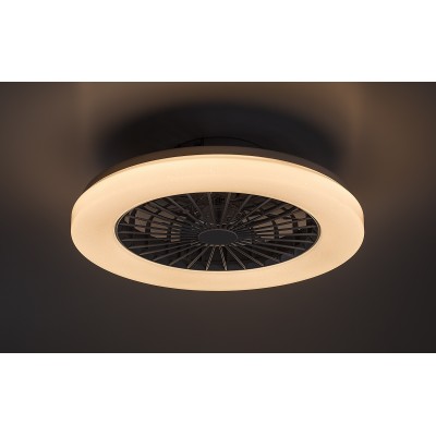 Потолочная люстра с вентилятором Rabalux 71333 Dalfon 2 RGB LED/48W/230V 3000-6500K + пульт Потолочная люстра с вентилятором Rabalux 71333 Dalfon 2 RGB LED/48W/230V 3000-6500K + пульт