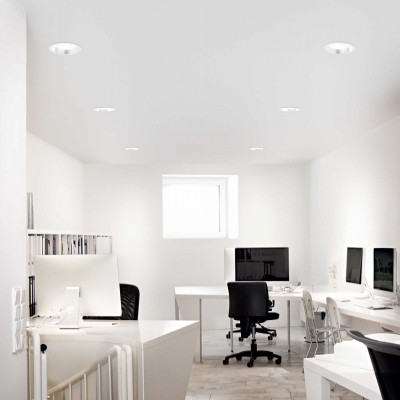 Точечный светильник Ideal Lux OFF FI 28W 3000K BK 266572 Точечный светильник Ideal Lux OFF FI 28W 3000K BK 266572