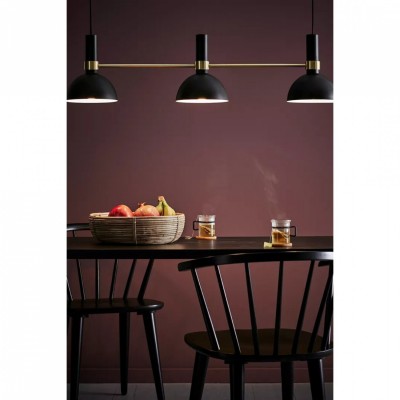 Підвісний світильник MarkSlojd Sweden LARRY Pendant 3L Black/Brushed Brass 106971 Підвісний світильник MarkSlojd Sweden LARRY Pendant 3L Black/Brushed Brass 106971