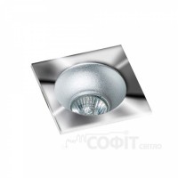 Точковий світильник AZzardo HUGO 1 DOWNLIGHT AZ1734 + AZ0821 Chrome/Aluminium